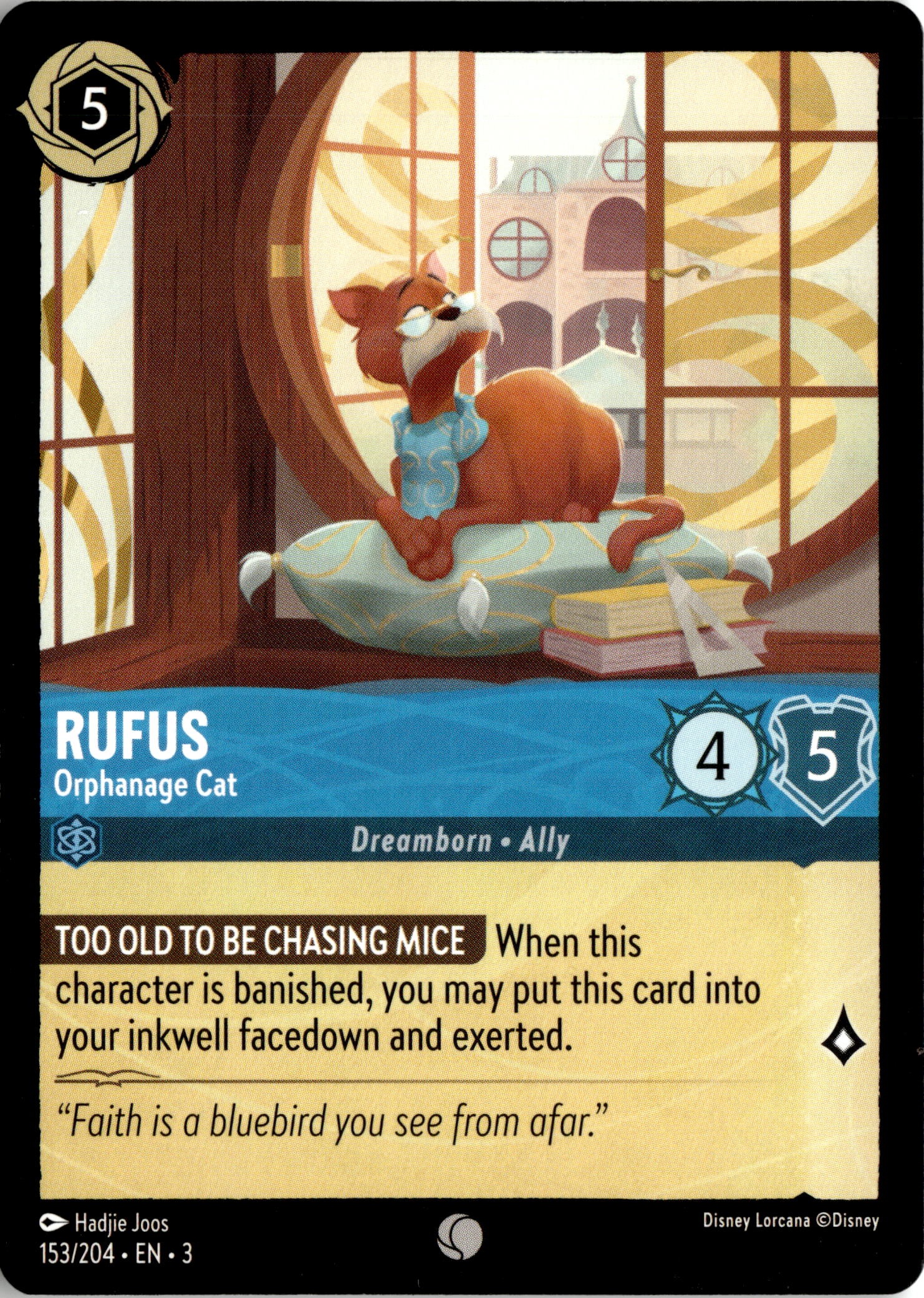 2024 Disney Lorcana En 3 Rufus graded slab