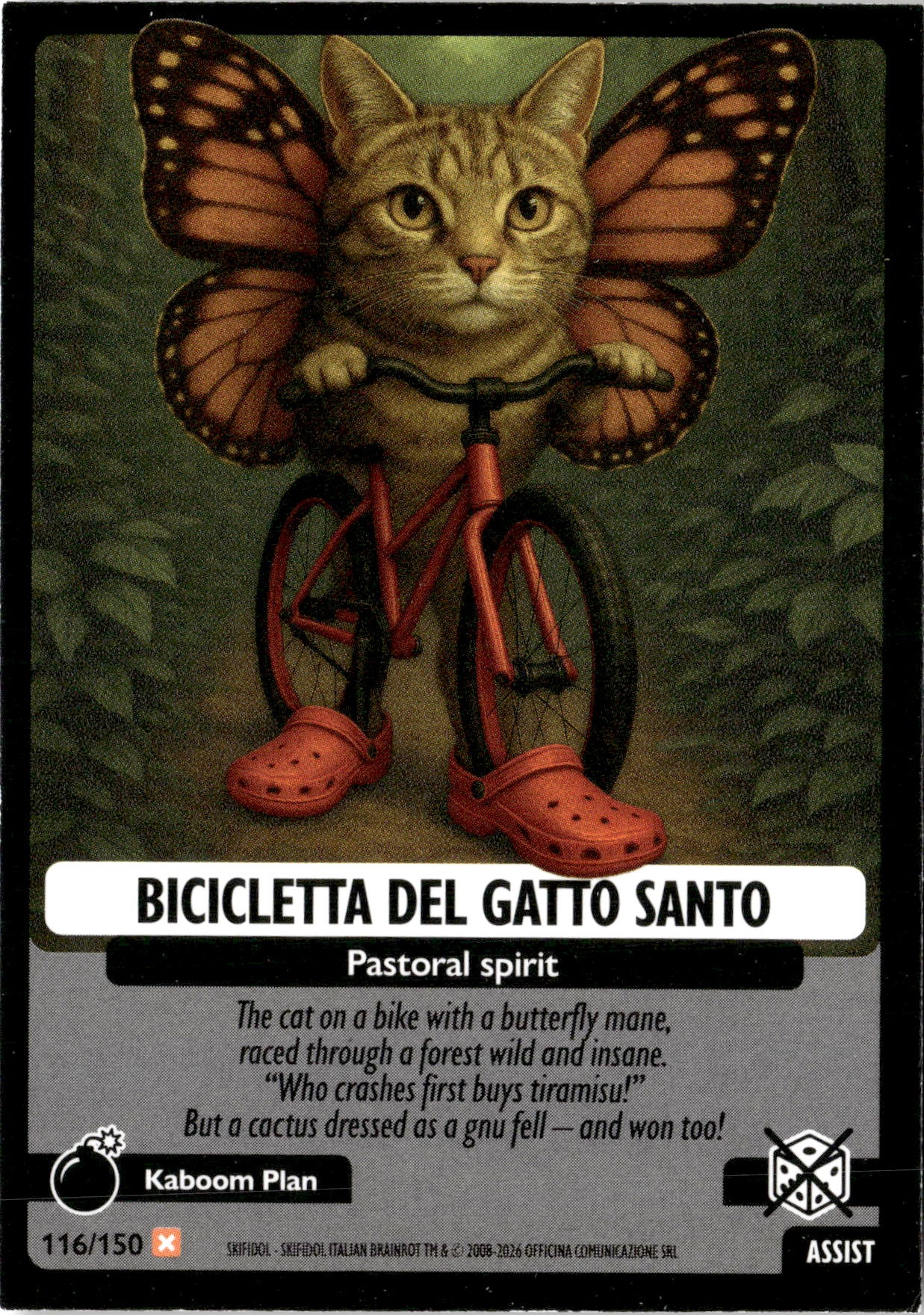 2026 Italian Brainrot Bicicletta Del Gatto Santo graded slab
