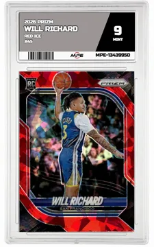 2026 PRIZM Red Ice #45 WILL RICHARD MPE 9 MINT — graded card up for auction