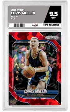 2026 PRIZM Red Ice #179 CHRIS MULLIN MPE 9.5 MINT+ — graded card up for auction