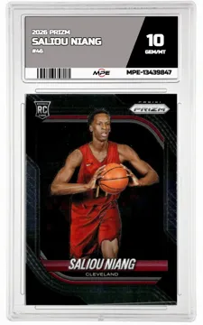 2026 PRIZM #46 SALIOU NIANG MPE 10 GEM/MT — graded card up for auction