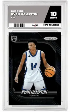 2026 PRIZM #119 RYAN HAMPTON MPE 10 GEM/MT — graded card up for auction