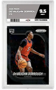 2026 PRIZM #116 DEVAUGHN DORROUGH MPE 9.5 MINT+ — graded card up for auction