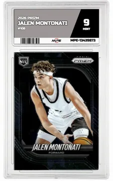 2026 PRIZM #108 JALEN MONTONATI MPE 9 MINT — graded card up for auction
