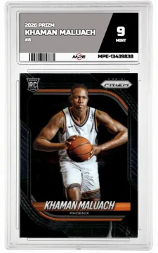 2026 PRIZM #8 KHAMAN MALUACH MPE 9 MINT — graded card up for auction