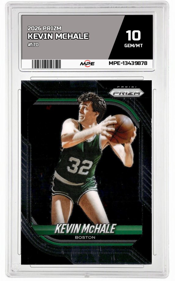 2026 PRIZM #170 KEVIN MCHALE MPE 10 GEM/MT — graded card auctioned from the MPE vault