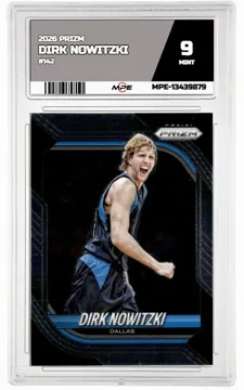 2026 PRIZM #142 DIRK NOWITZKI MPE 9 MINT — graded card up for auction