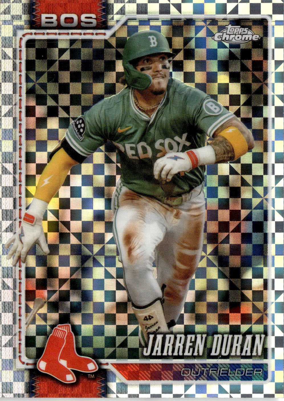 2026 Topps Chrome Jarren Duran graded slab