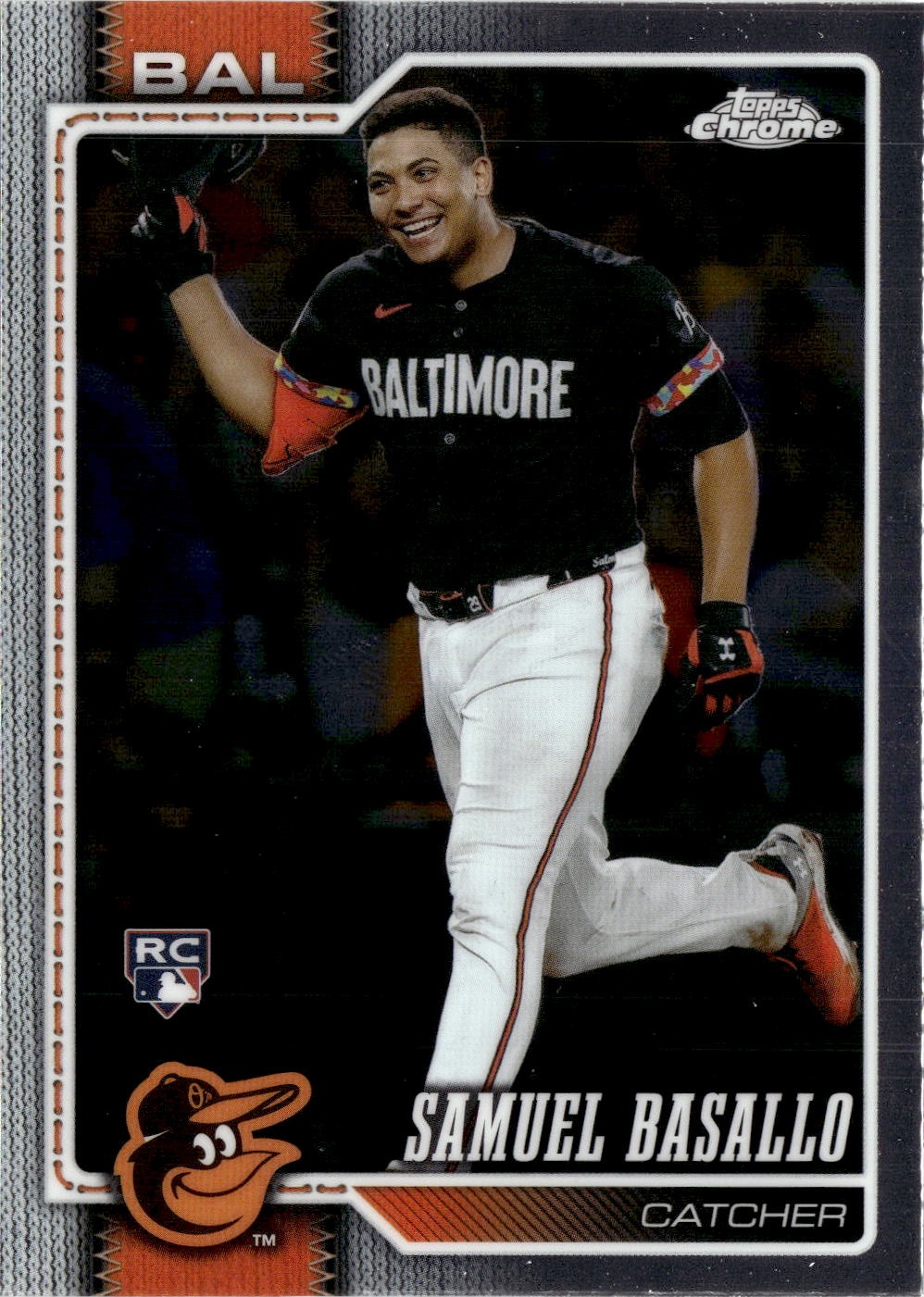 2026 Topps Chrome Samuel Basallo graded slab