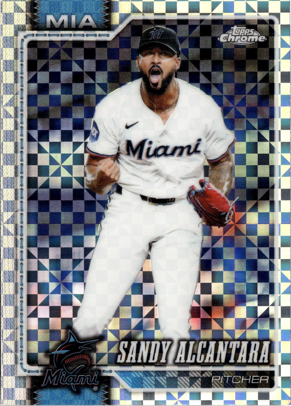 2026 Topps Chrome Sandy Alcantara graded slab