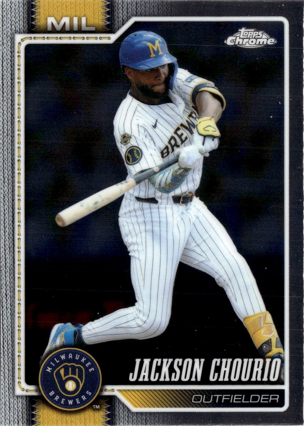 2026 Topps Chrome Jackson Chourio graded slab