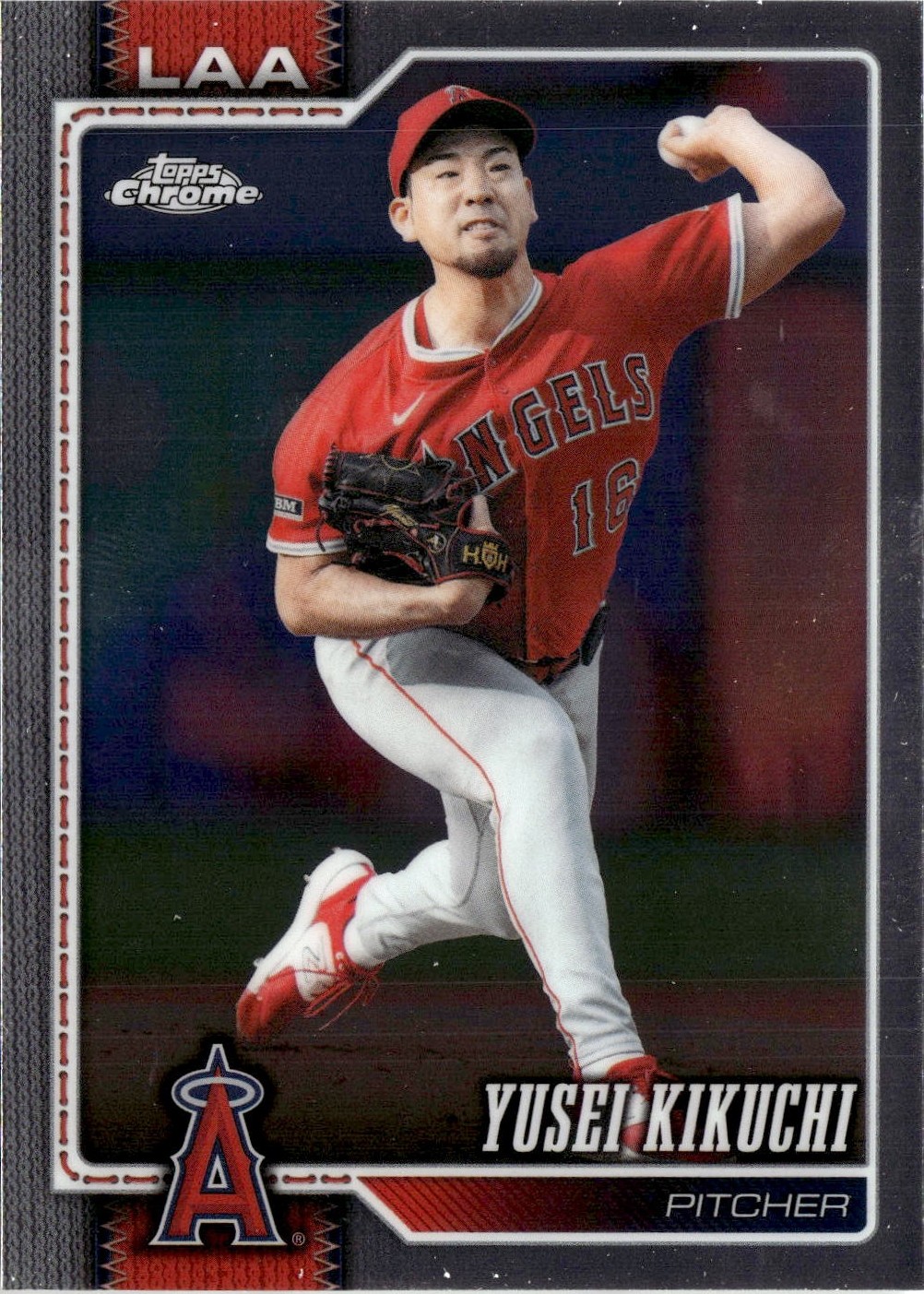 2026 Topps Chrome Yusei Kikuchi graded slab