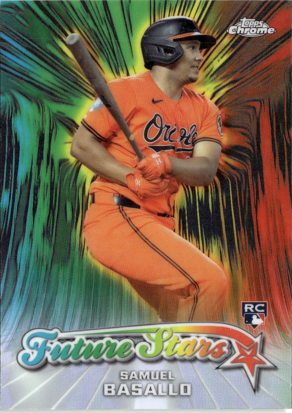 2026 Topps Chrome Samuel Basallo graded slab