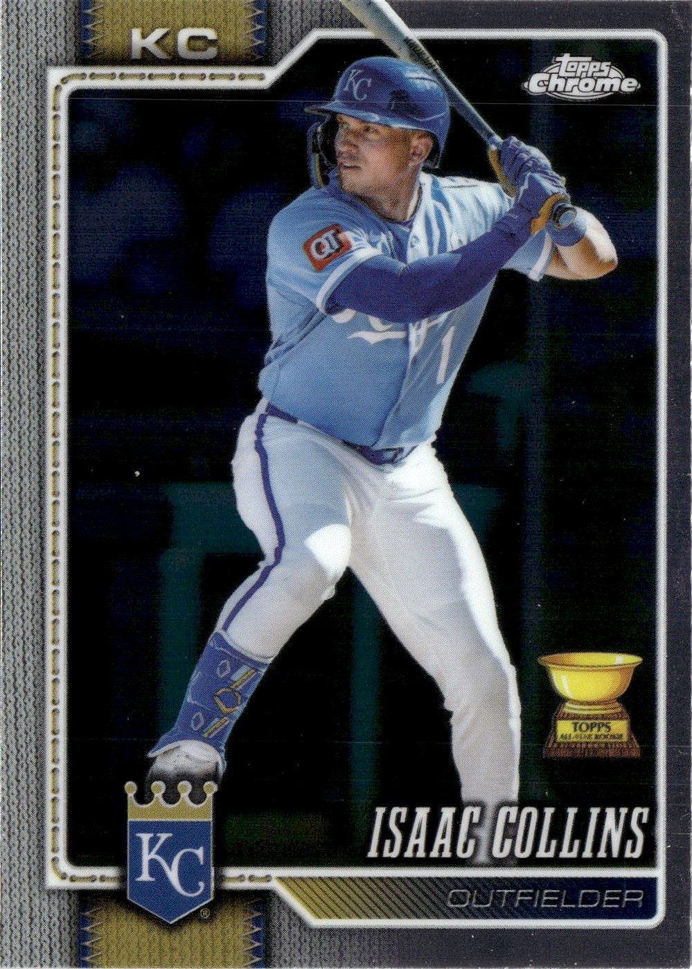 2026 Topps Chrome Issac Collins graded slab
