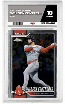 2026 TOPPS CHROME #280 WILLSON CONTRERAS MPE 10 GEM/MT — graded card up for auction