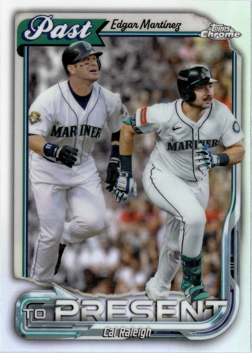 2026 Topps Chrome Edgar Martínez / Cal Raleigh graded slab
