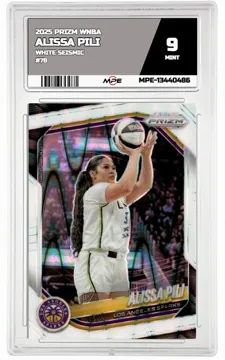 2025 PRIZM WNBA WHITE SEISMIC #78 ALISSA PILI MPE 9 MINT — graded card up for auction