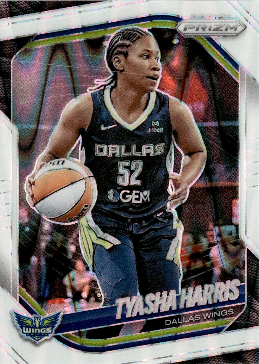 2025 Prizm Wnba Tyasha Harris graded slab