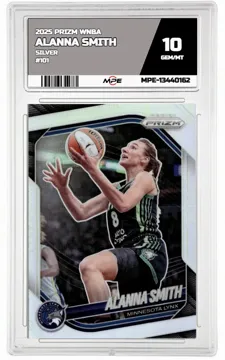 2025 PRIZM WNBA SILVER #101 ALANNA SMITH MPE 10 GEM/MT — graded card up for auction