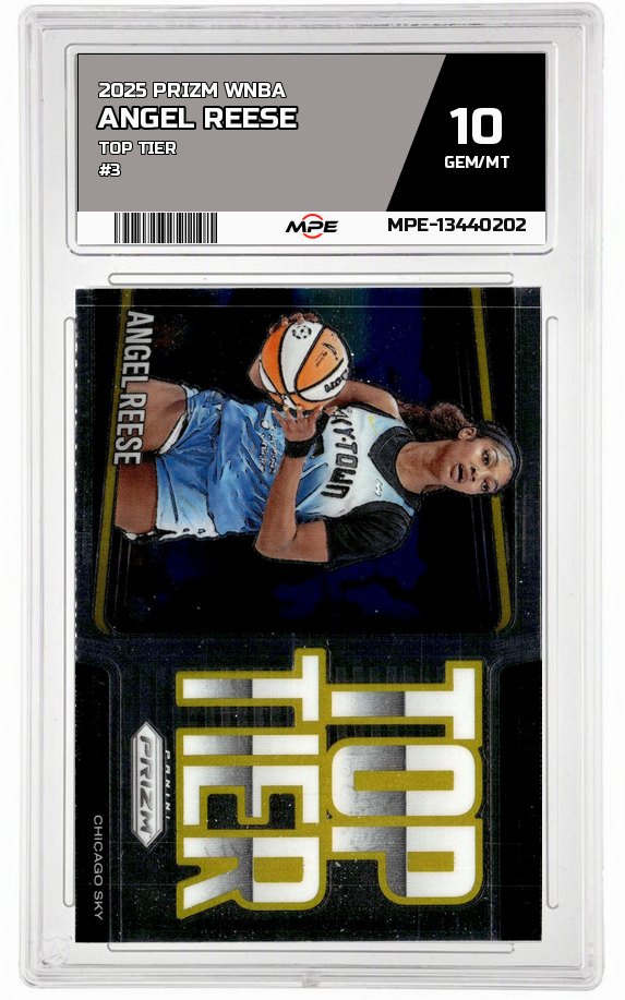 2025 PRIZM WNBA TOP TIER #3 ANGEL REESE MPE 10 GEM/MT — graded card auctioned from the MPE vault
