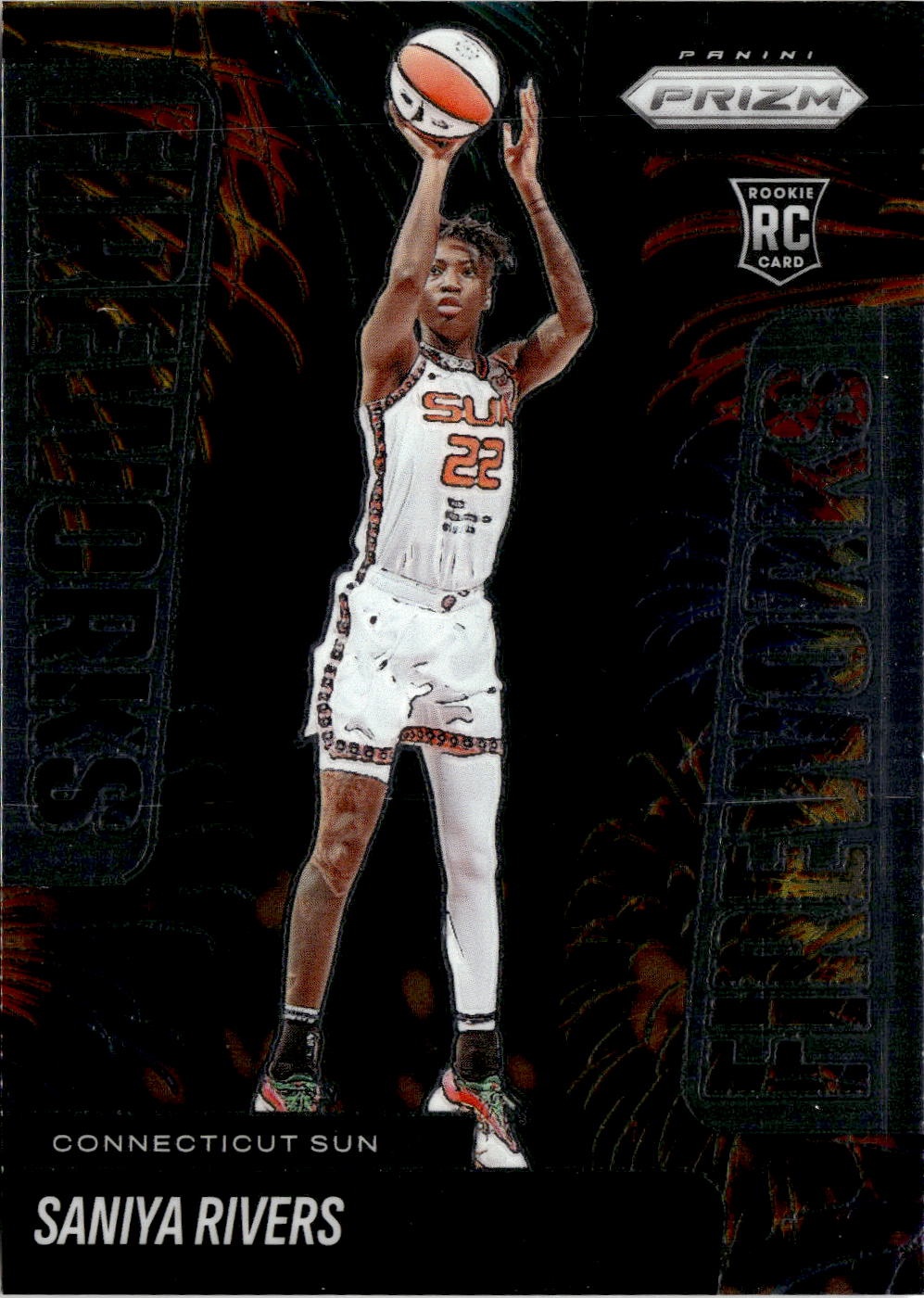 2025 Prizm Wnba Saniya Rivers graded slab