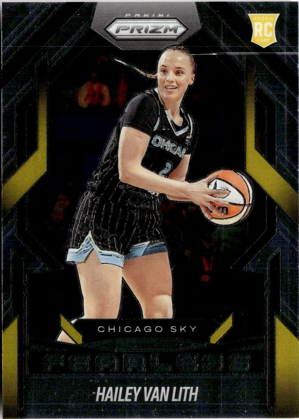 2025 Prizm Wnba Hailey Van Lith graded slab