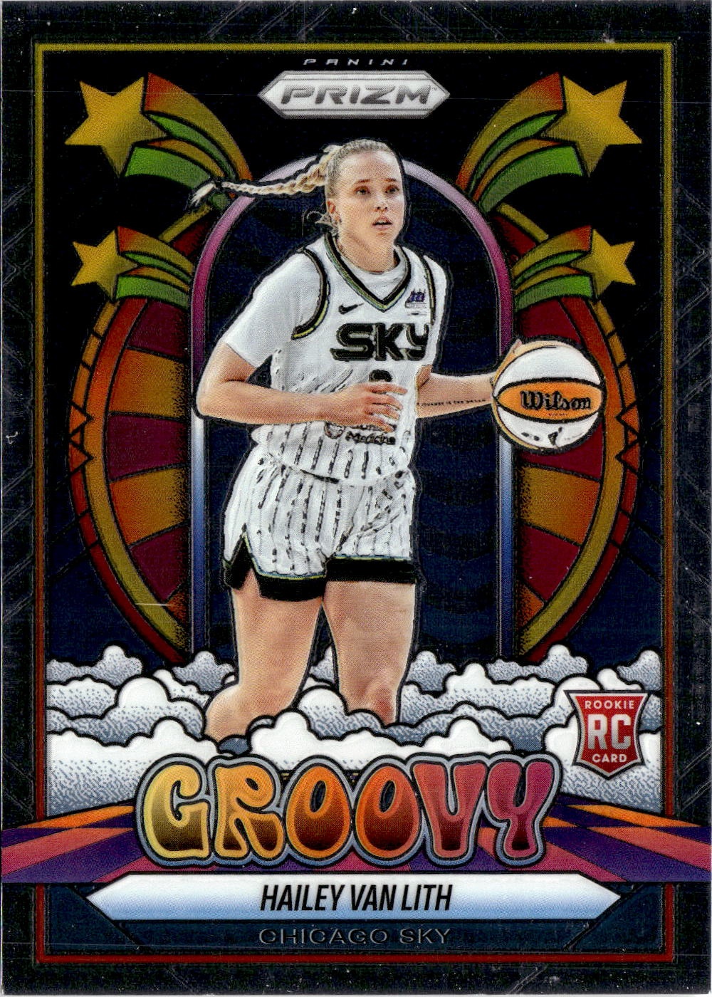 2025 Prizm Wnba Hailey Van Lith graded slab
