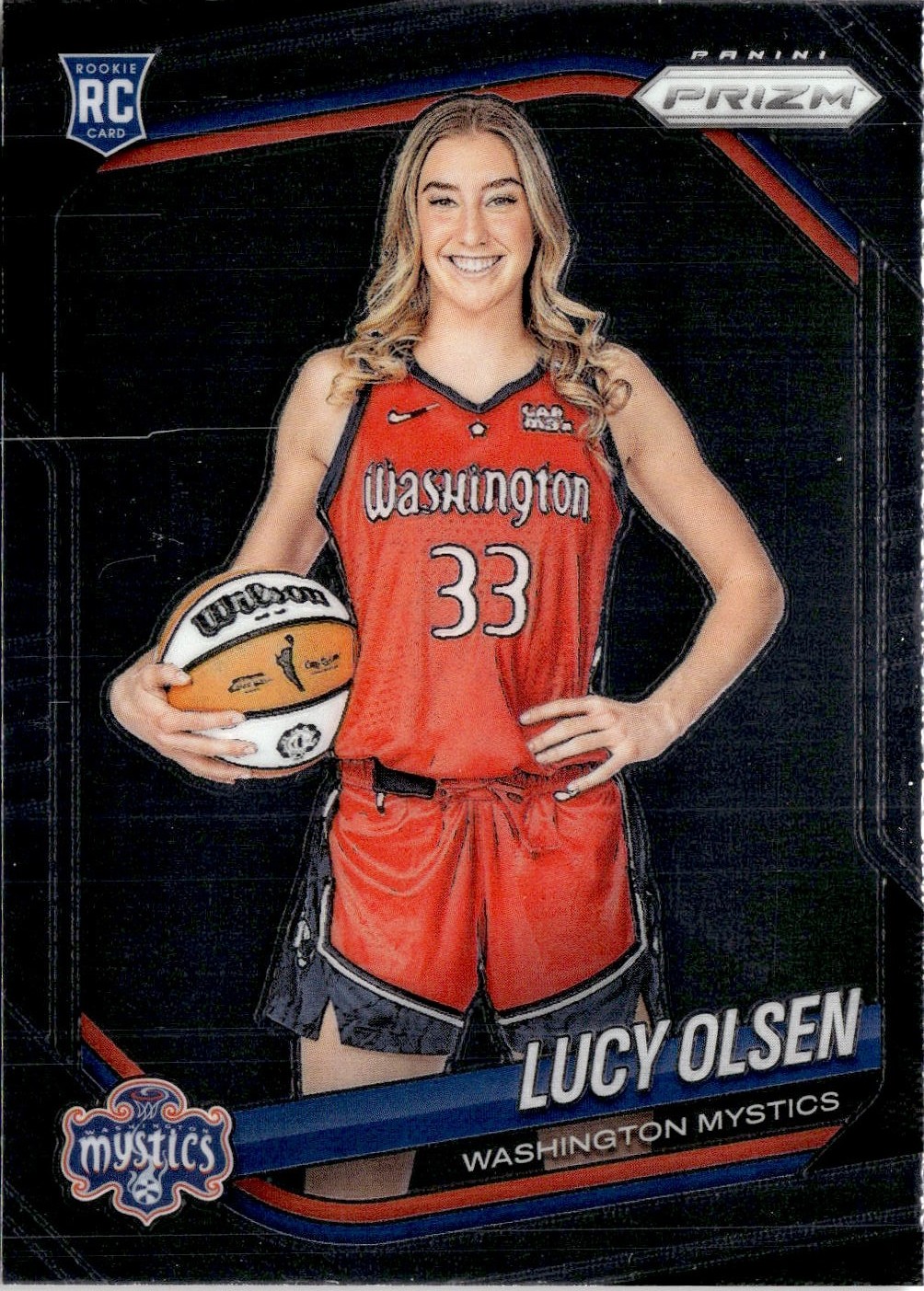 2025 Prizm Wnba Lucy Olsen graded slab