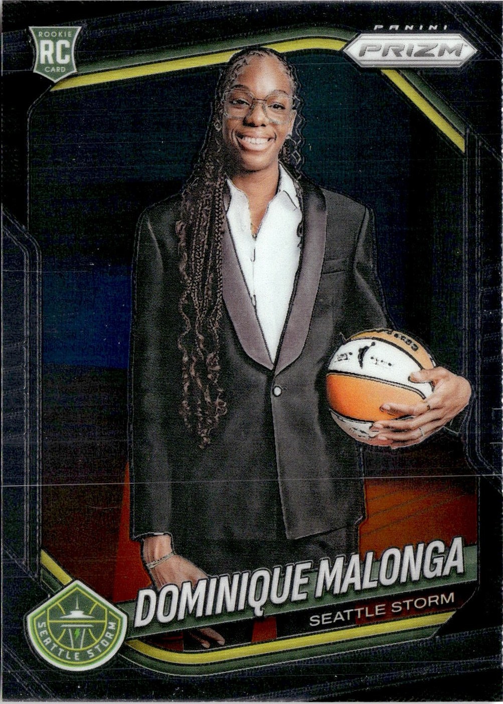 2025 Prizm Wnba Dominique Malonga graded slab