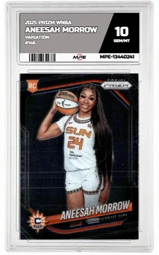 2025 PRIZM WNBA VARIATION #146 ANEESAH MORROW MPE 10 GEM/MT — graded card up for auction