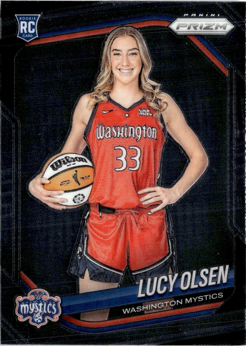 2025 Prizm Wnba Lucy Olsen graded slab