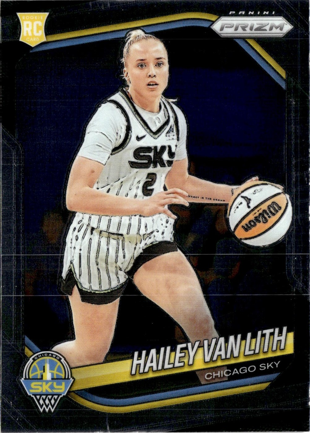 2025 Prizm Wnba Hailey Van Lith graded slab