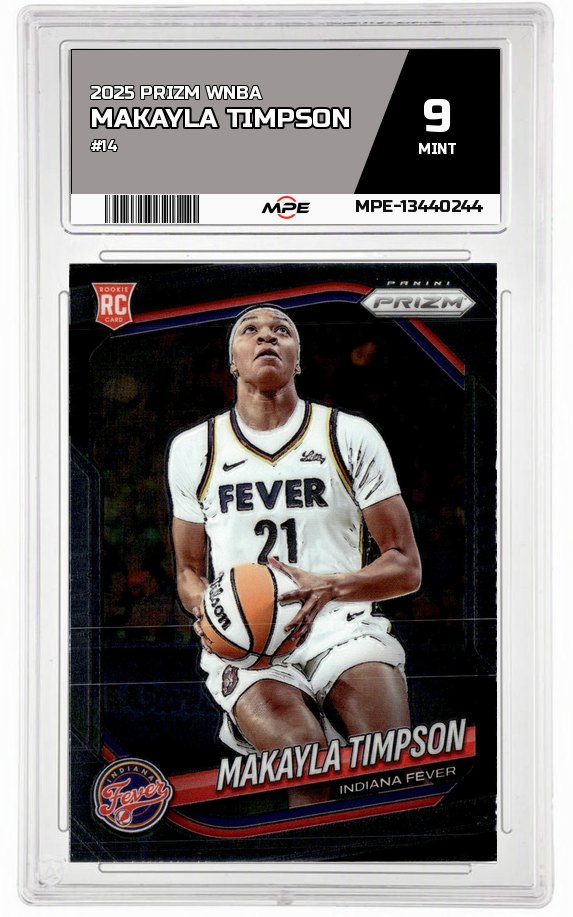 2025 PRIZM WNBA #14 MAKAYLA TIMPSON MPE 9 MINT — graded card auctioned from the MPE vault