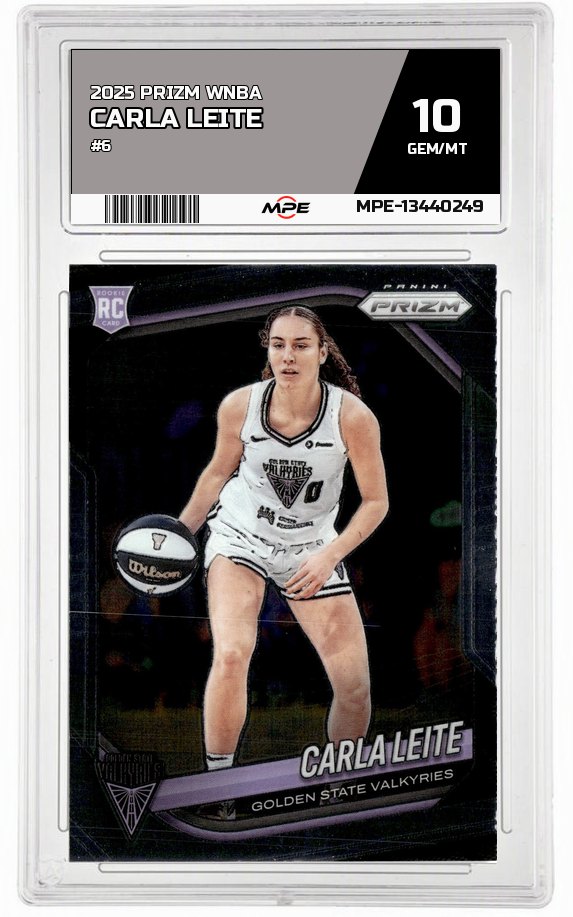 2025 PRIZM WNBA #6 CARLA LEITE MPE 10 GEM/MT — graded card auctioned from the MPE vault