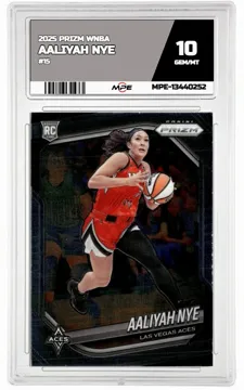 2025 PRIZM WNBA #15 AALIYAH NYE MPE 10 GEM/MT — graded card up for auction