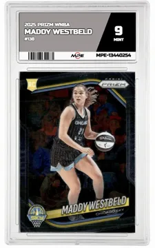 2025 PRIZM WNBA #138 MADDY WESTBELD MPE 9 MINT — graded card up for auction