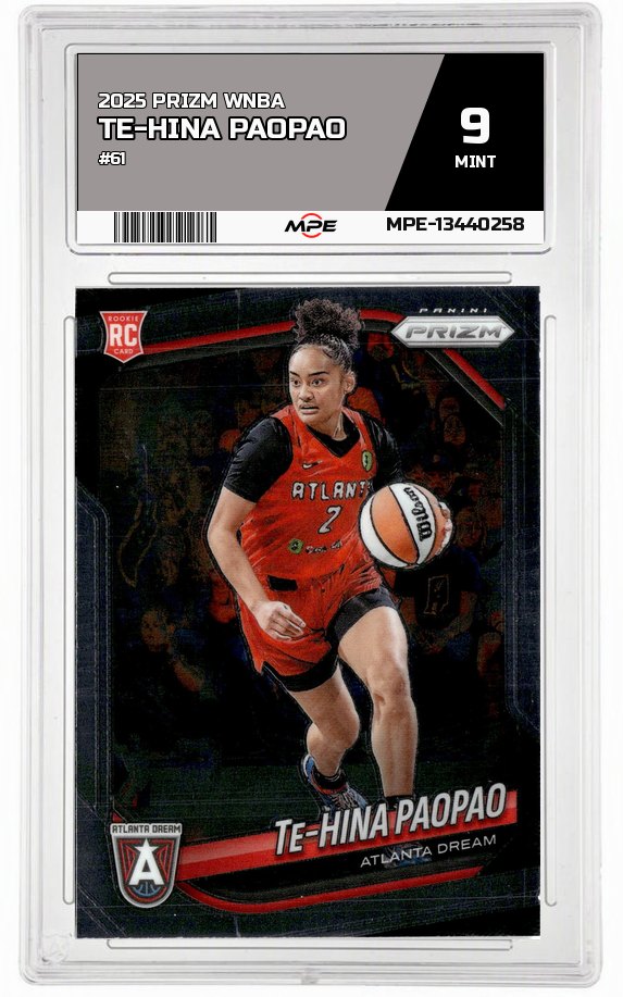 2025 PRIZM WNBA #61 TE-HINA PAOPAO MPE 9 MINT — graded card auctioned from the MPE vault