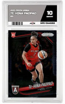 2025 PRIZM WNBA #61 TE-HINA PAOPAO MPE 10 GEM/MT — graded card up for auction