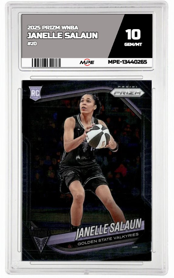 2025 PRIZM WNBA #20 JANELLE SALAUN MPE 10 GEM/MT — graded card auctioned from the MPE vault