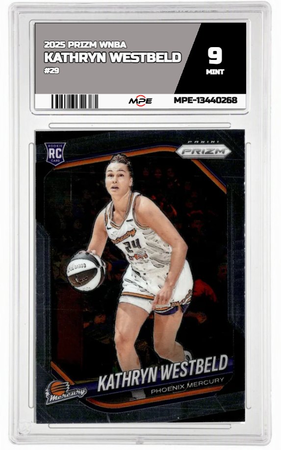 2025 PRIZM WNBA #29 KATHRYN WESTBELD MPE 9 MINT — graded card auctioned from the MPE vault