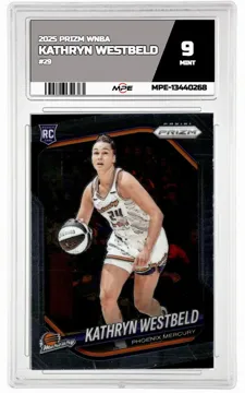 2025 PRIZM WNBA #29 KATHRYN WESTBELD MPE 9 MINT — graded card up for auction