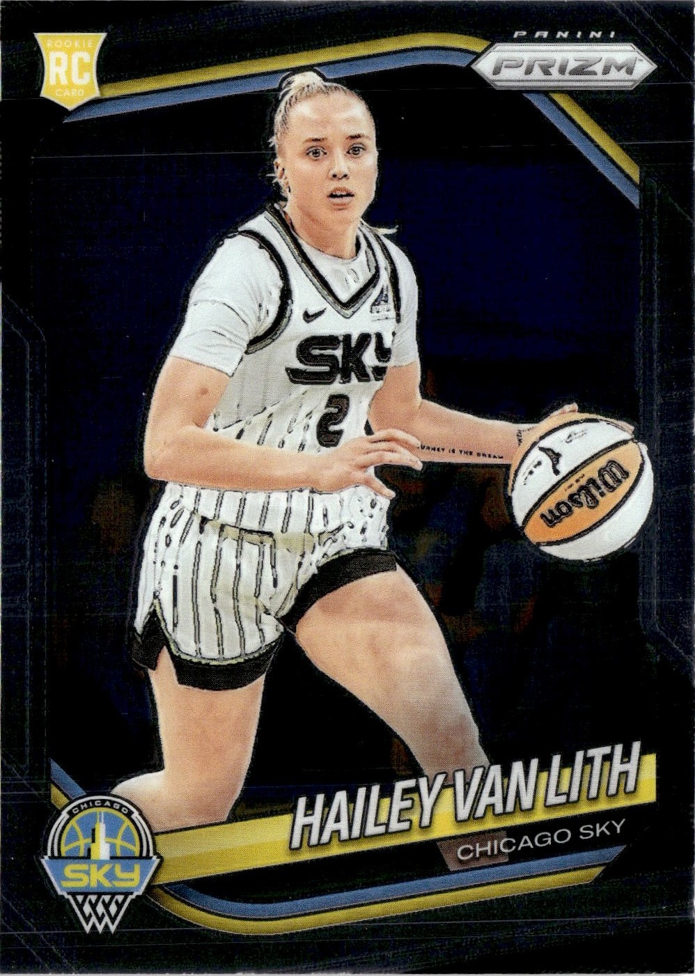 2025 Prizm Wnba Hailey Van Lith graded slab