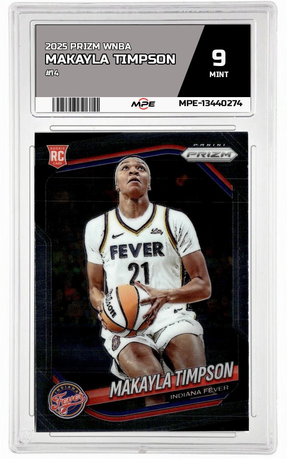 2025 PRIZM WNBA #14 MAKAYLA TIMPSON MPE 9 MINT — graded card auctioned from the MPE vault