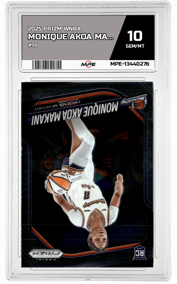 2025 PRIZM WNBA #98 MONIQUE AKOA MAKANI MPE 10 GEM/MT — graded card auctioned from the MPE vault