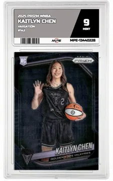 2025 PRIZM WNBA VARIATION #143 KAITLYN CHEN MPE 9 MINT — graded card up for auction