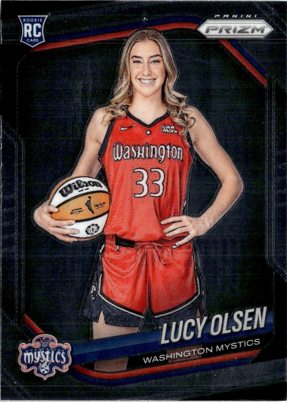 2025 Prizm Wnba Lucy Olsen graded slab