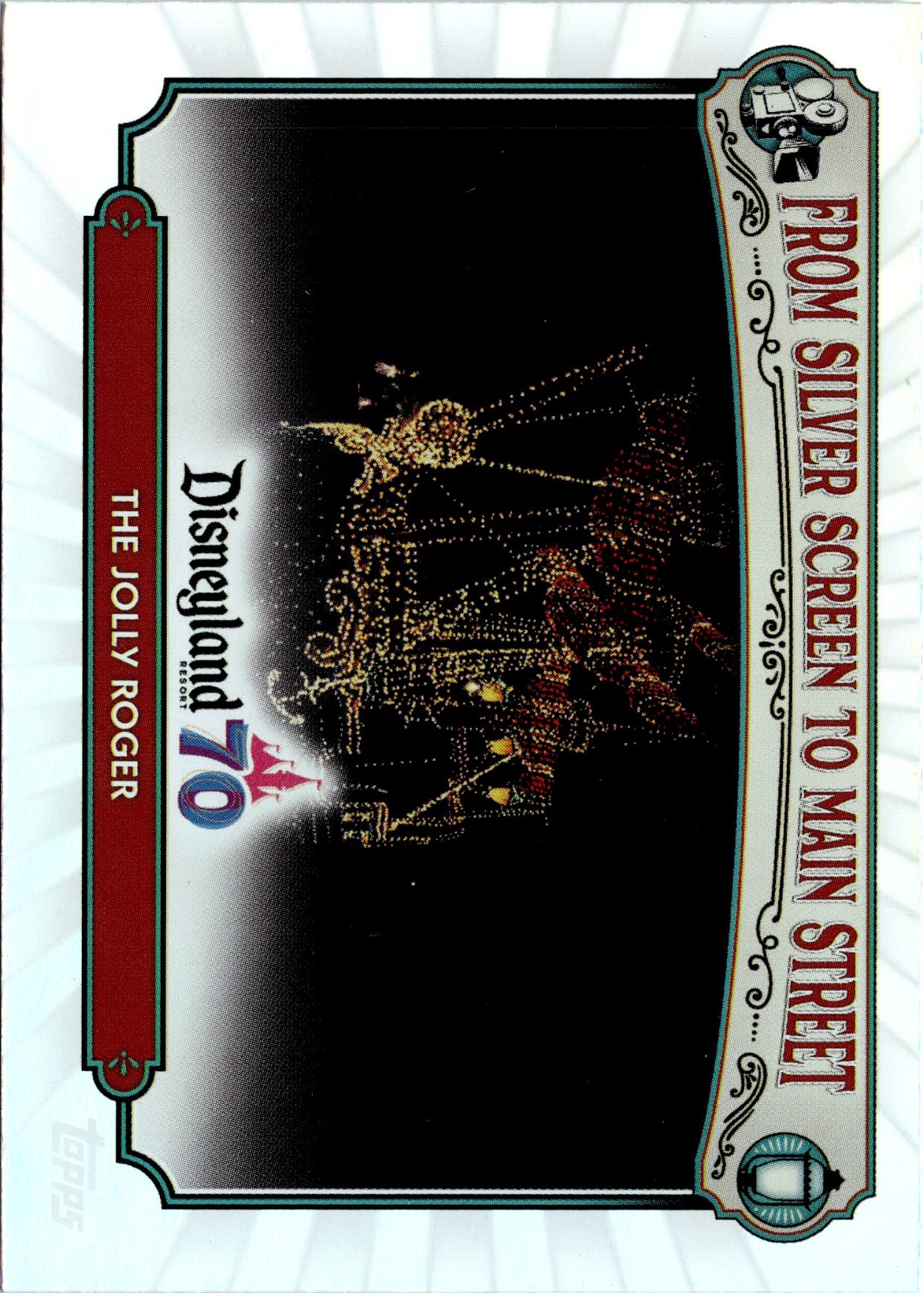 2025 Topps Disneyland 70th The Jolly Roger graded slab
