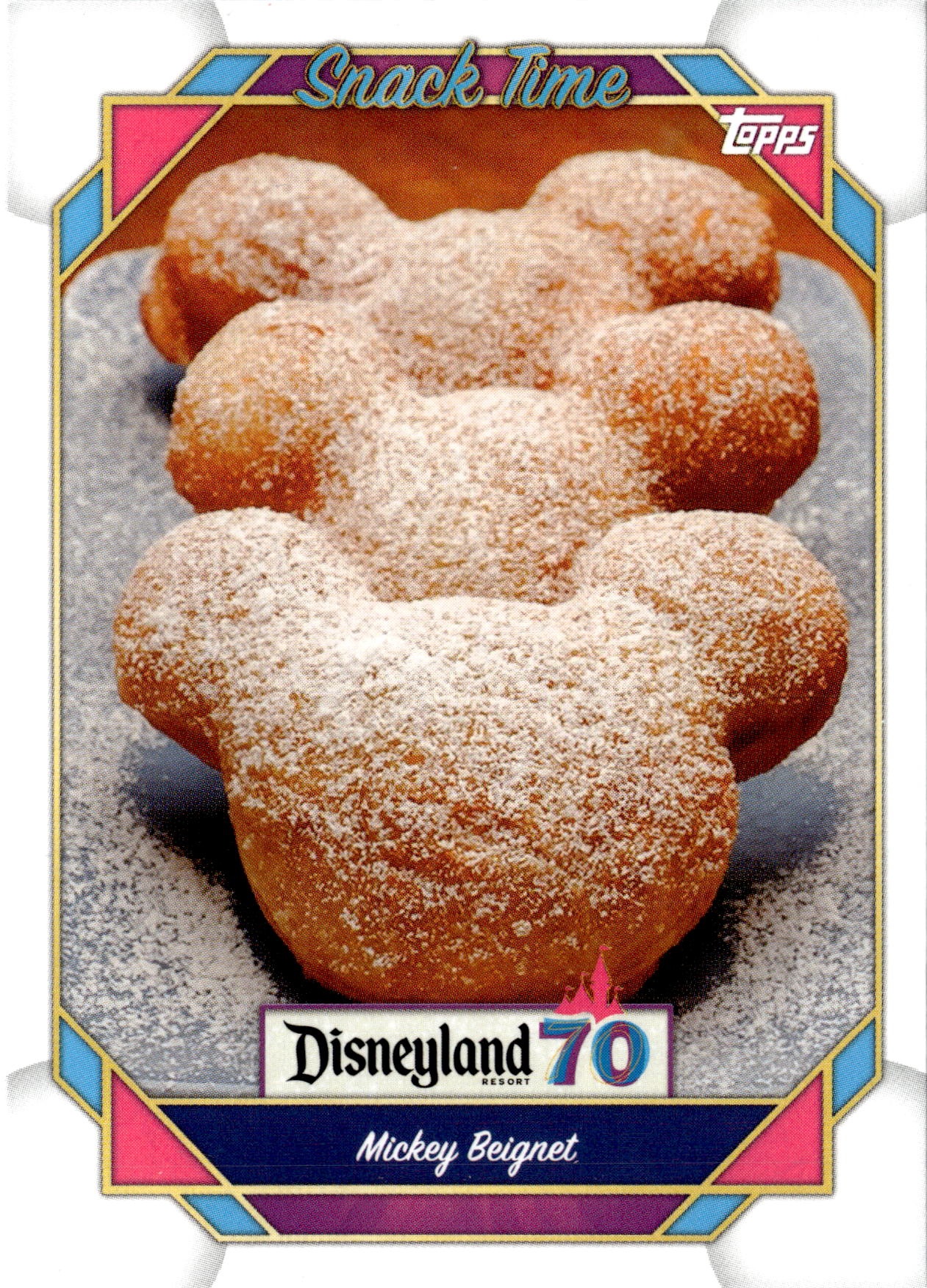 2025 Topps Disneyland 70th Classic Mickey-Shaped Beignets graded slab