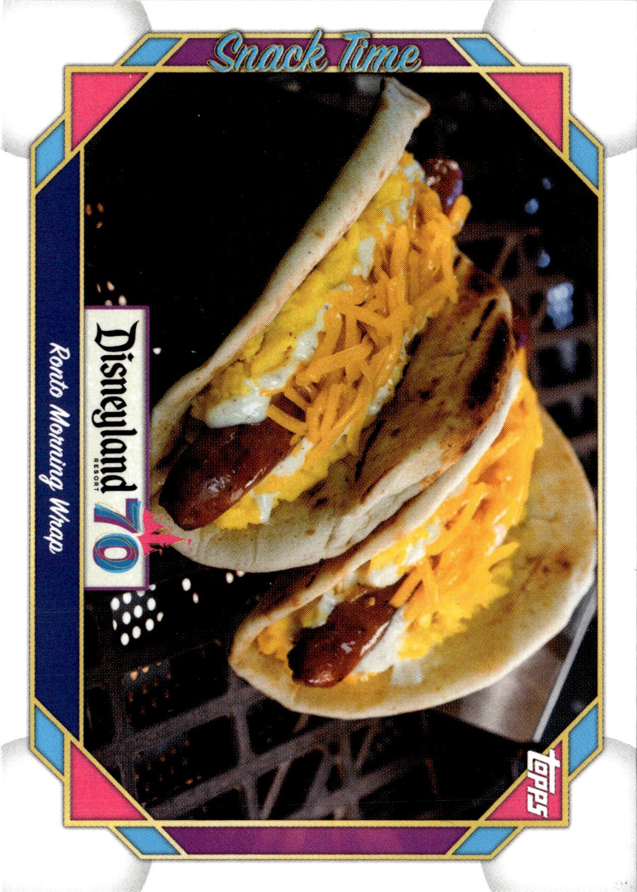 2025 Topps Disneyland 70th Ronto Morning Wrap graded slab