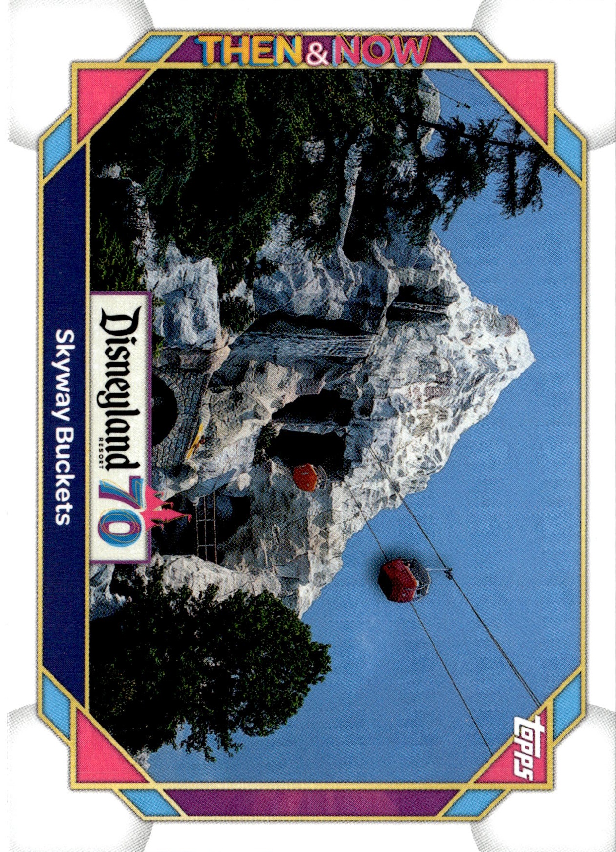2025 Topps Disneyland 70th Skyway Buckets graded slab
